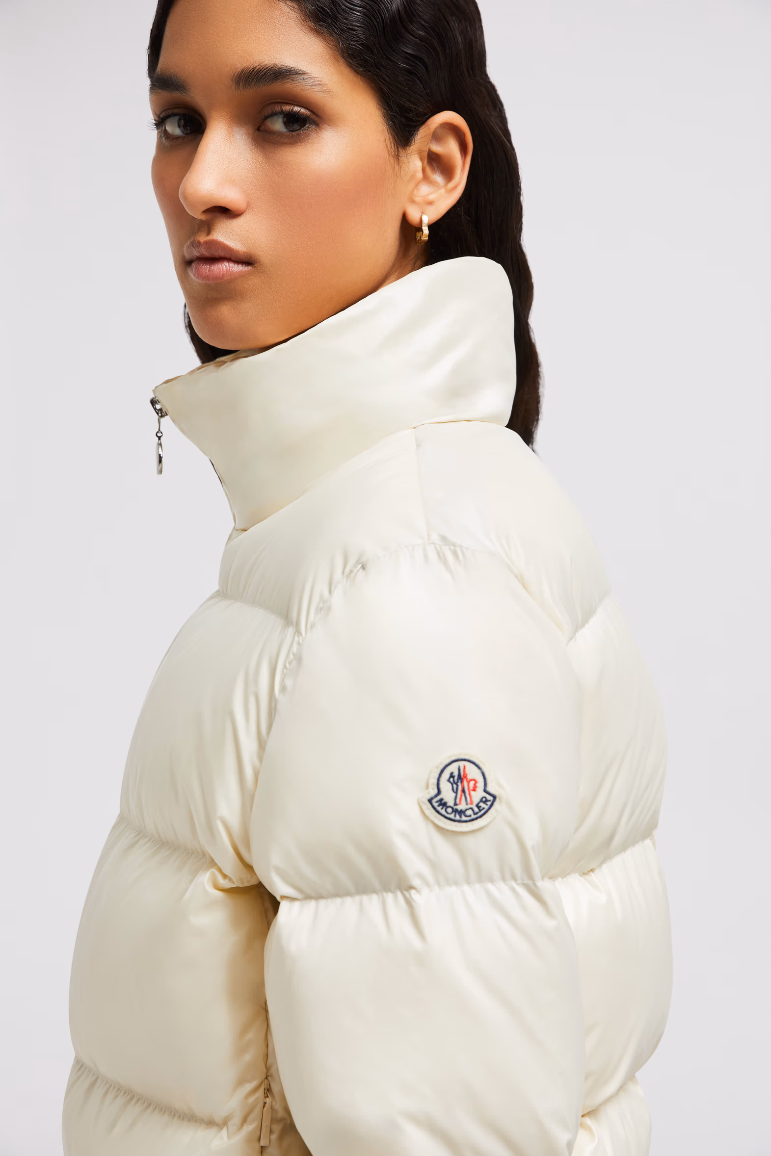 Abbadia Short Down Jacket Women Off White Moncler 4